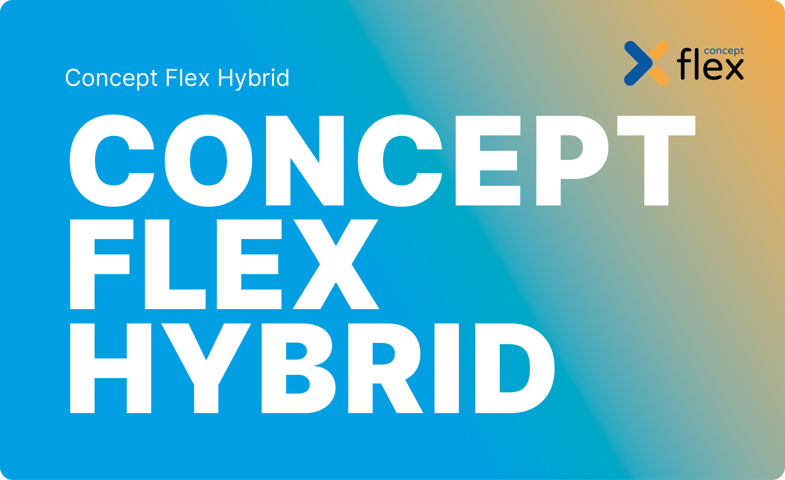 Concept Flex Hybrid: Vertrieb